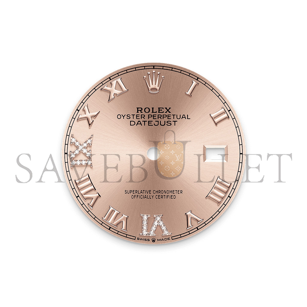 r*l*x datejust 36 oyster, 36 mm, oystersteel, white gold and Di*m*nds watch 126284rbr-0016